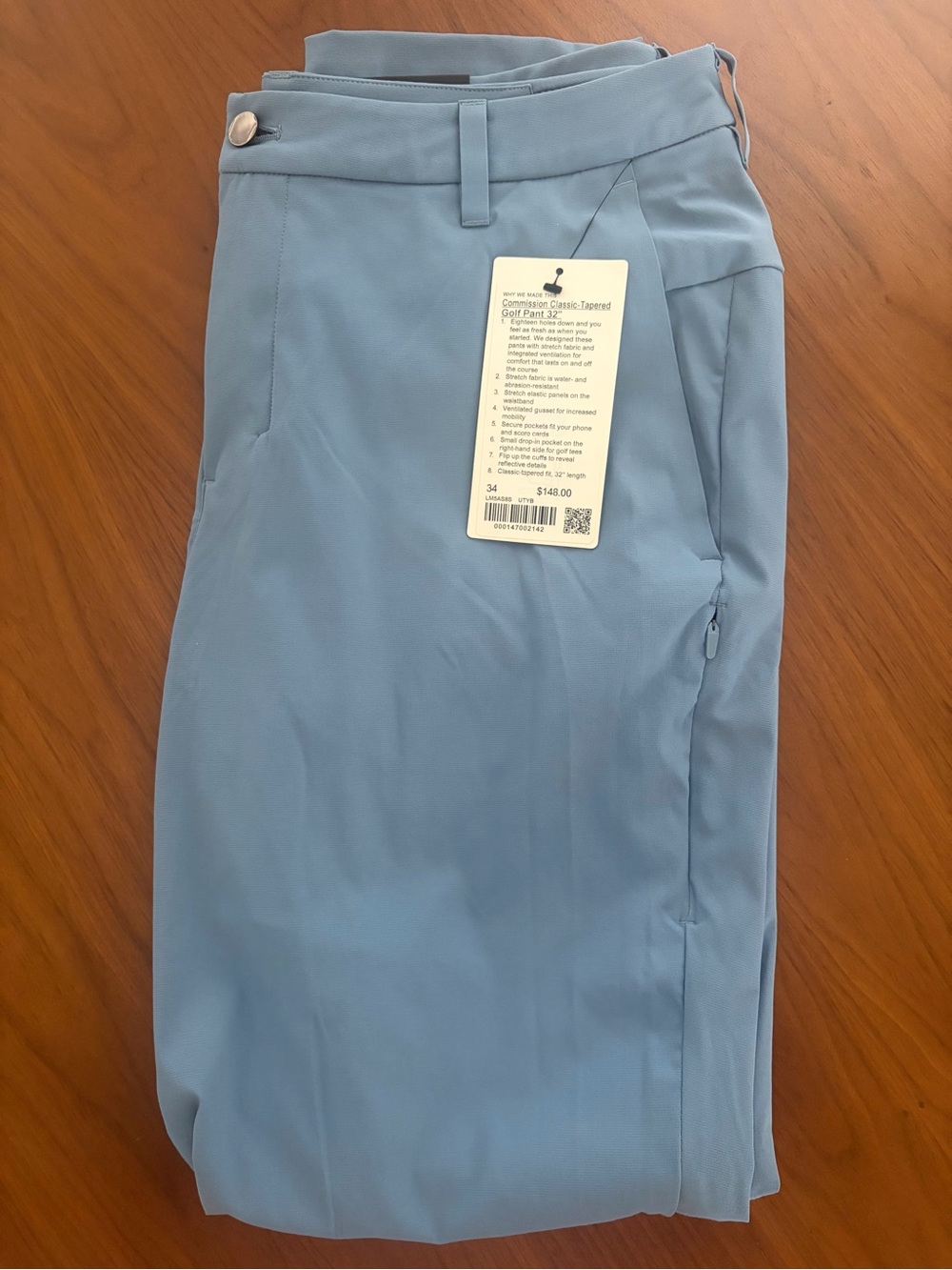 Lululemon Commission Golf Pant 34W